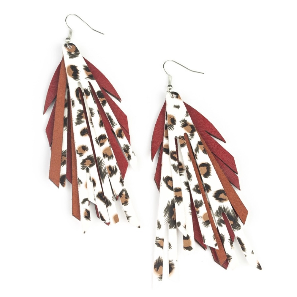 Cheetah earrings